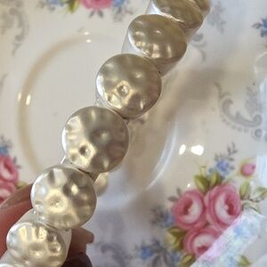 Plunder Silver Textured Bracelet